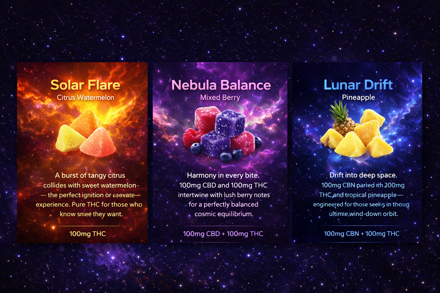 The full Galactic Jems collection